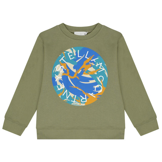 Green Logo Sweatshirt