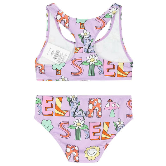 Purple Floral Bikini