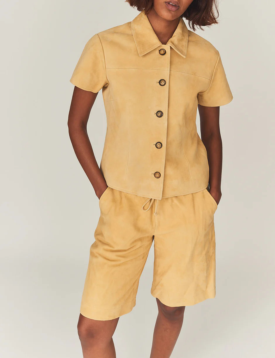 Suede Board Shorts Pollen