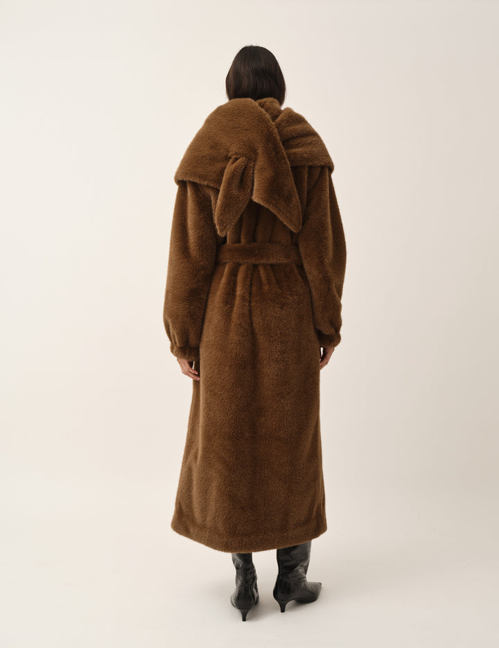BIANCHI LONG BROWN COAT