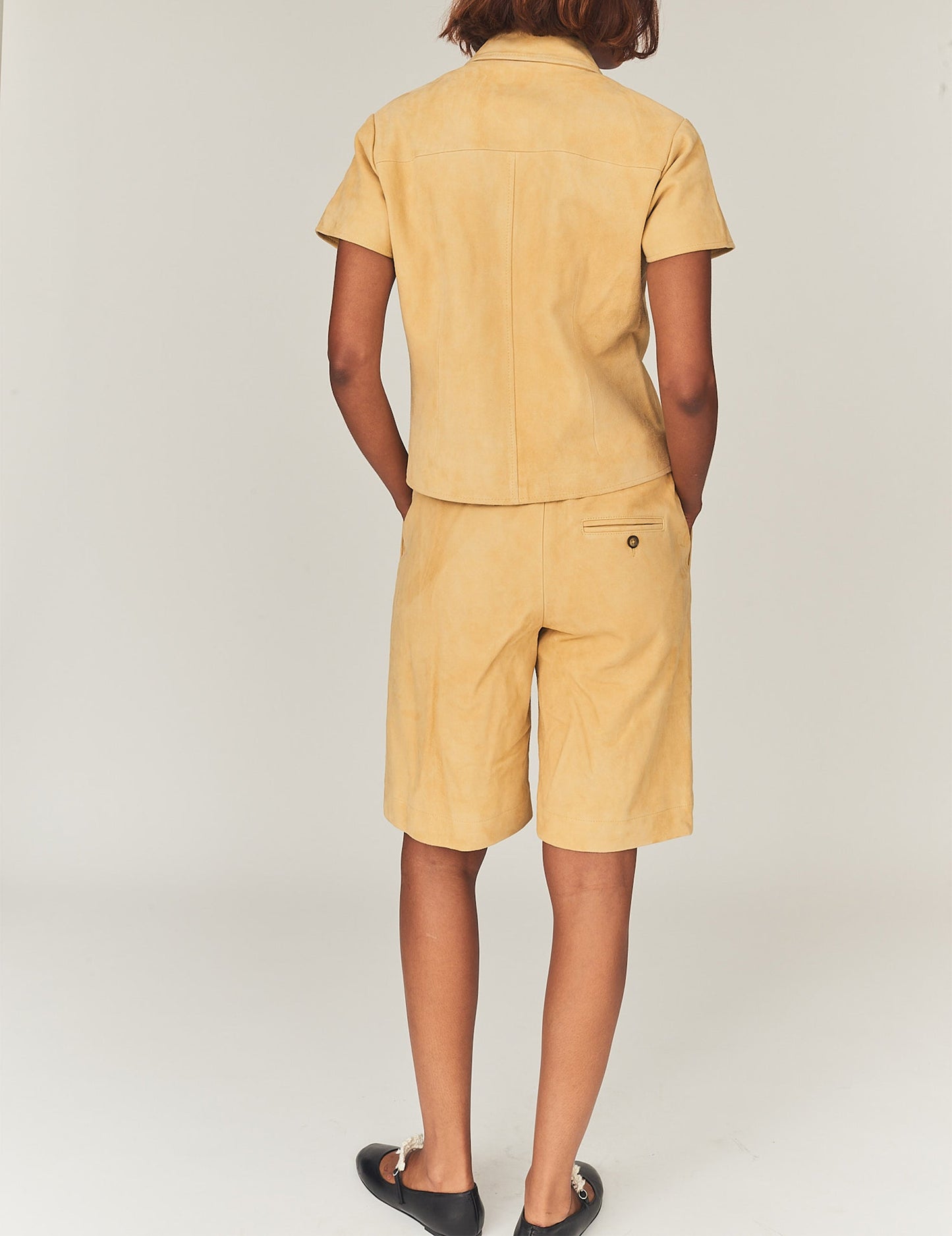 Suede Camp Shirt Pollen