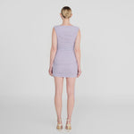 ENTREDÓS MINI DRESS IN BLUE MARINO