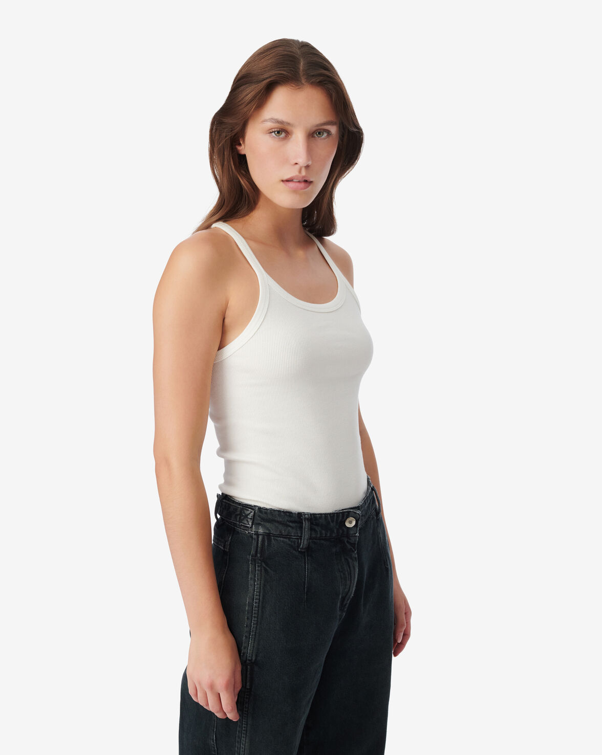 RIBBED TANK TOP