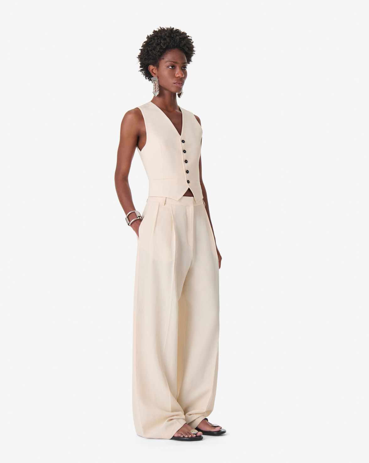 BI -MATERIAL SUIT VEST