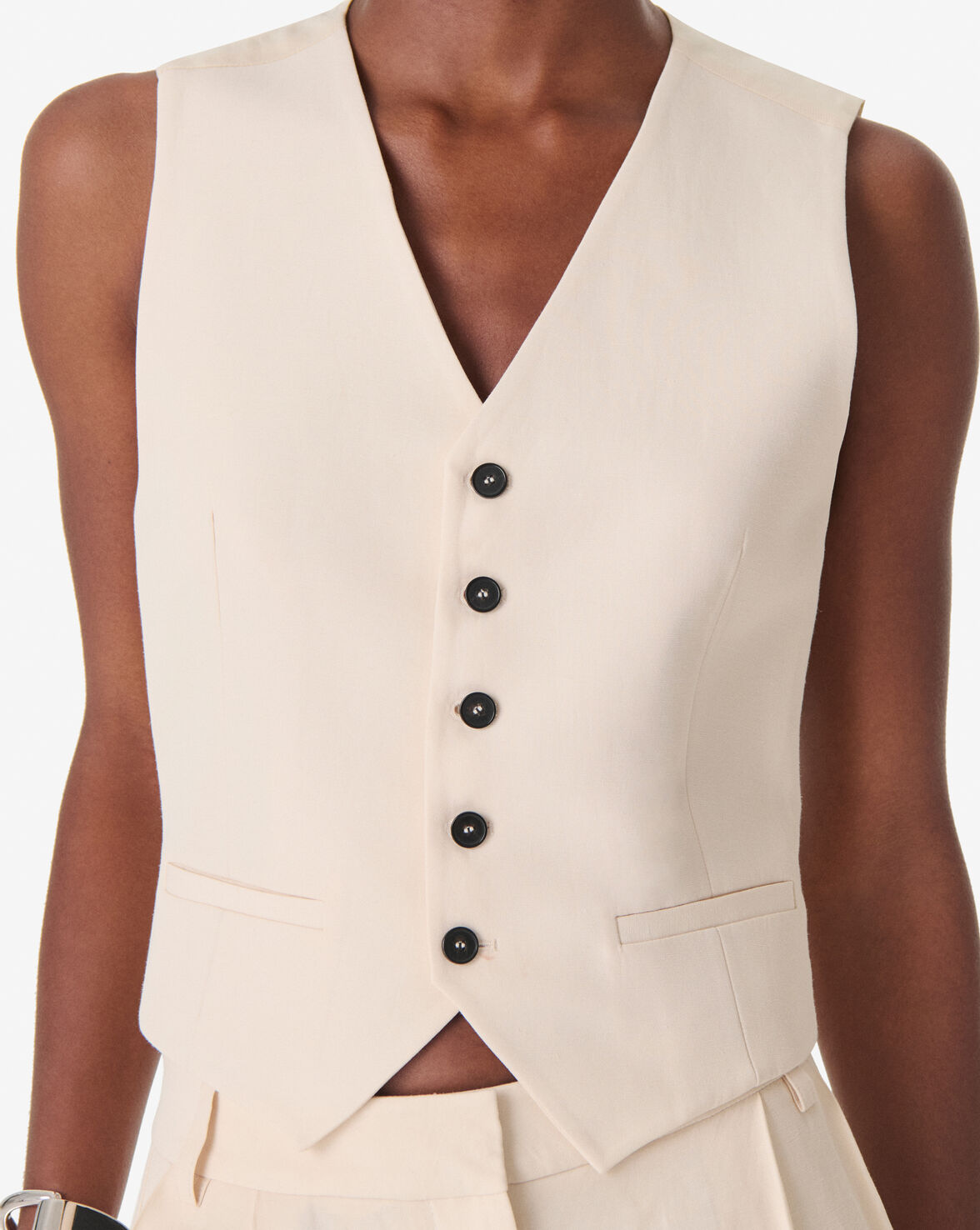 BI -MATERIAL SUIT VEST