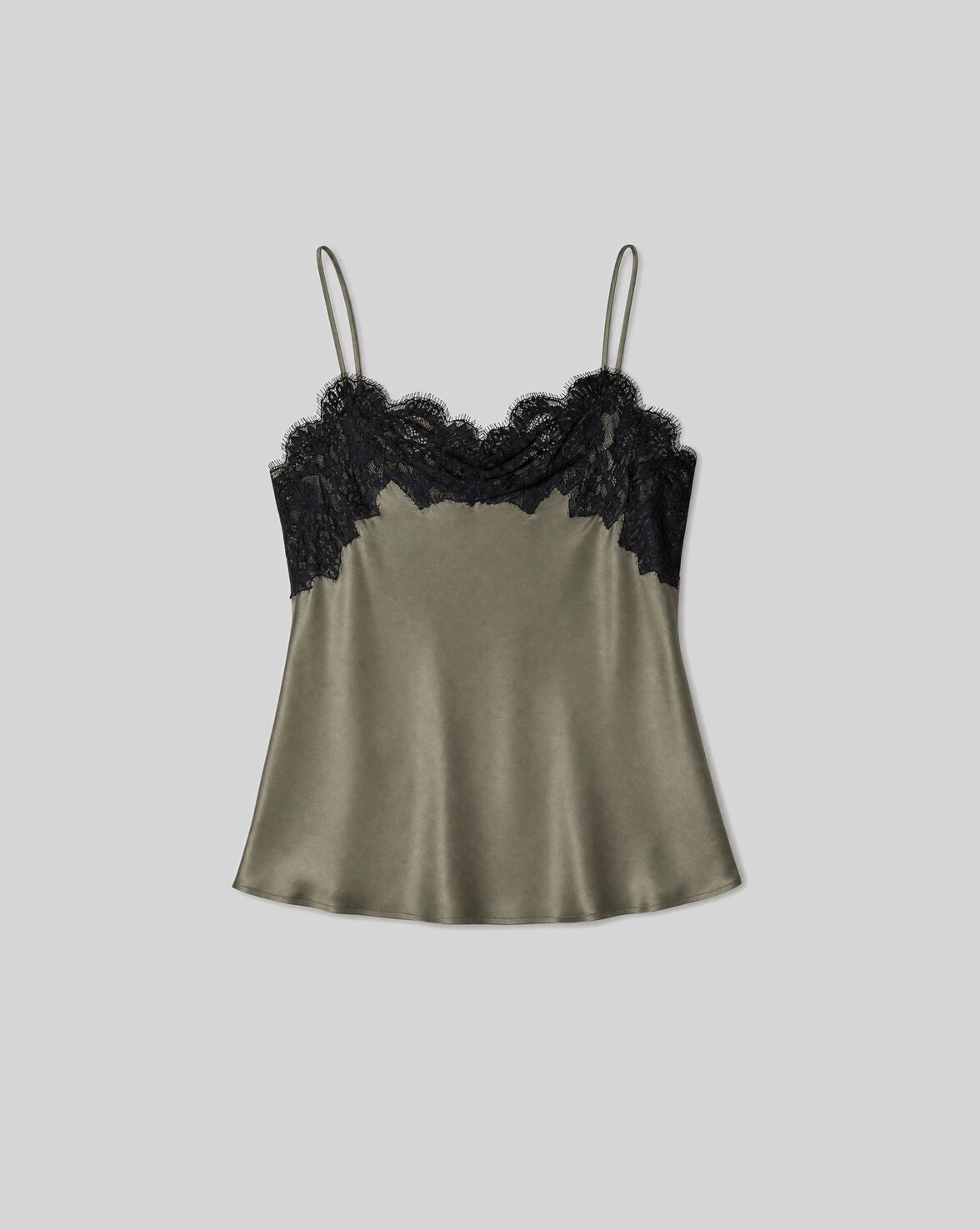 SILK  AND LACE CAMISOLE