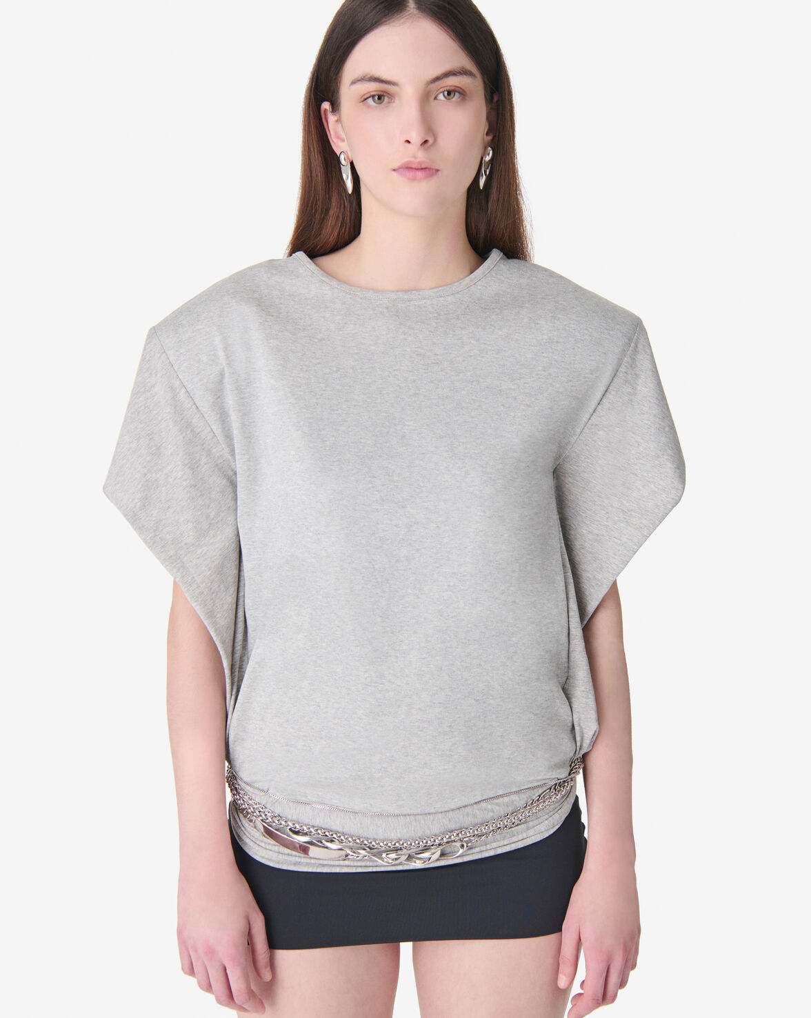 RUFFLE T SHIRT