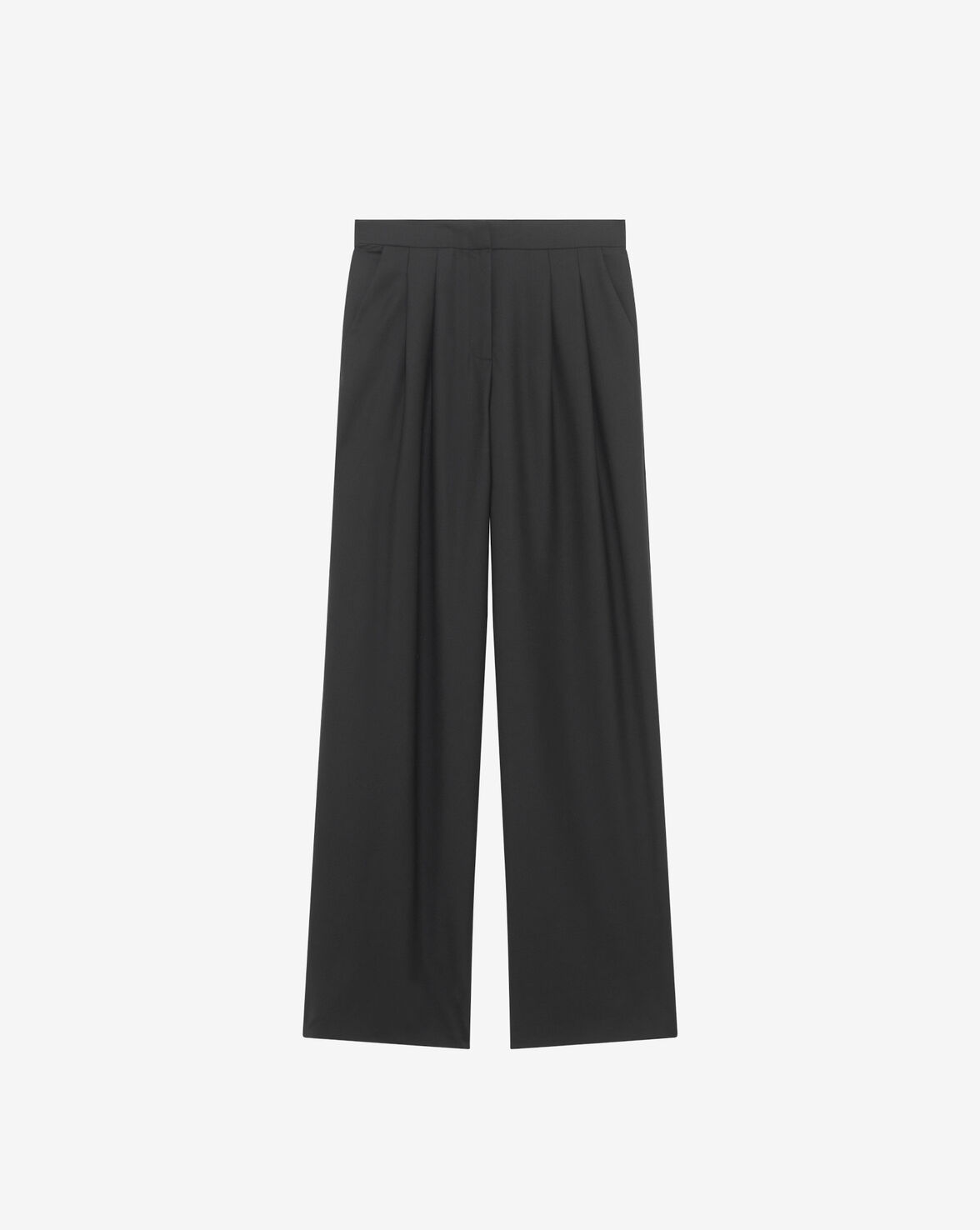 WOOL SUIT TROUSERS