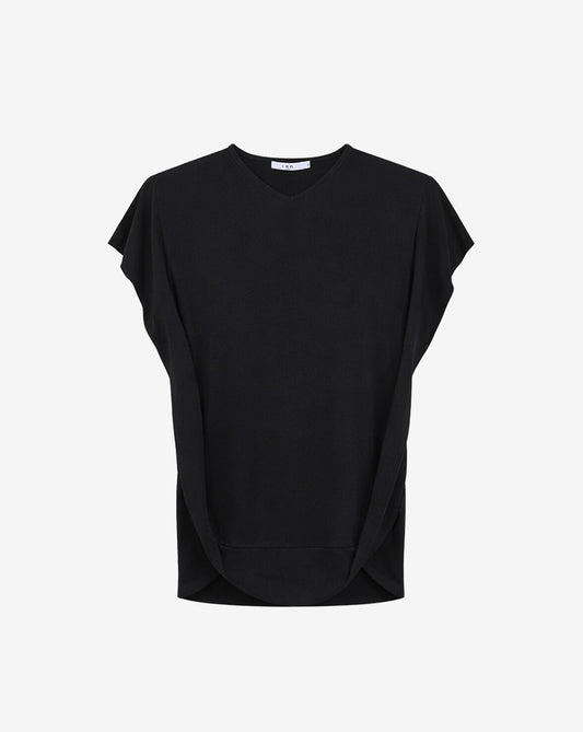 RUFFLE T SHIRT DRESS