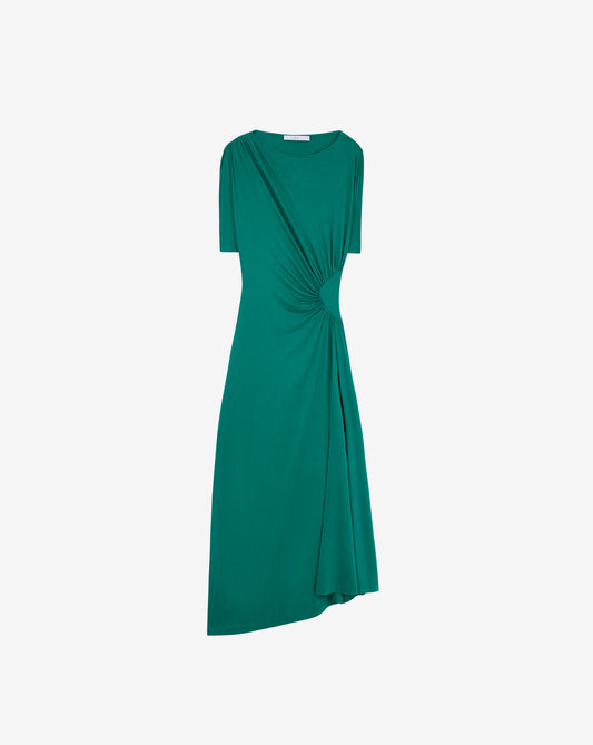 DRAPED LONG DRESS
