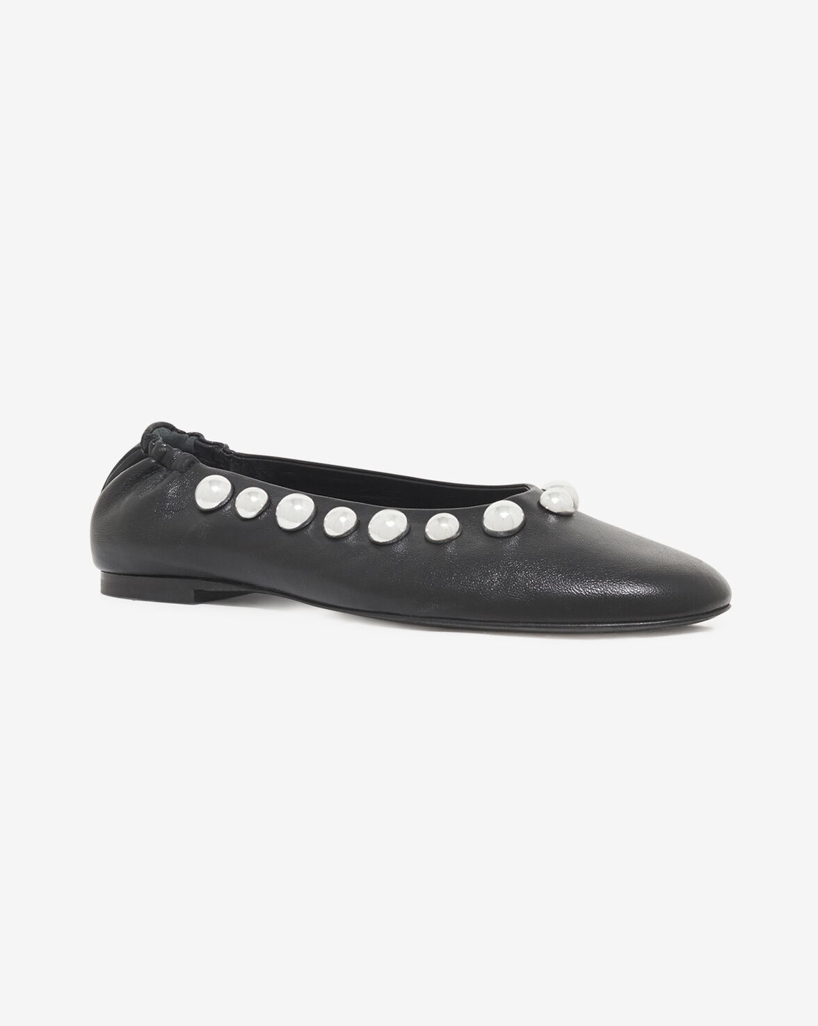 STUDDED BALLET FLATS