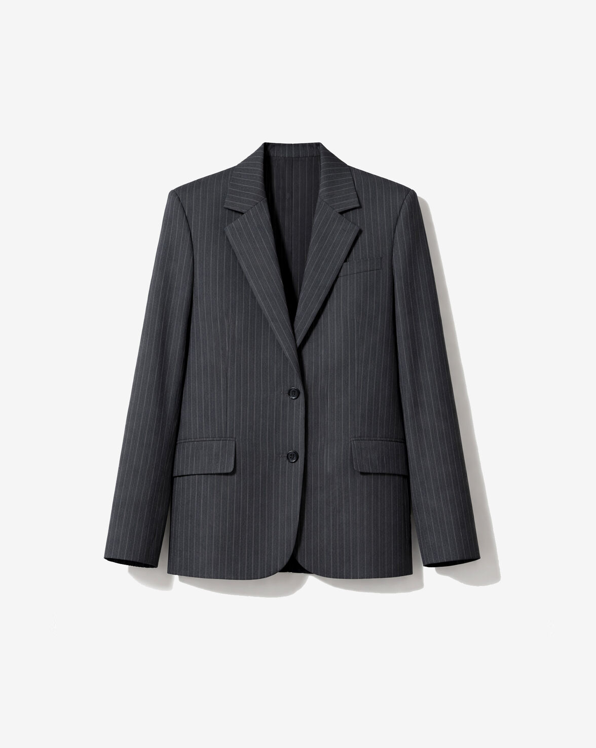 STRIPED SUIT JACKET