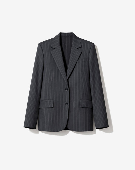 STRIPED SUIT JACKET