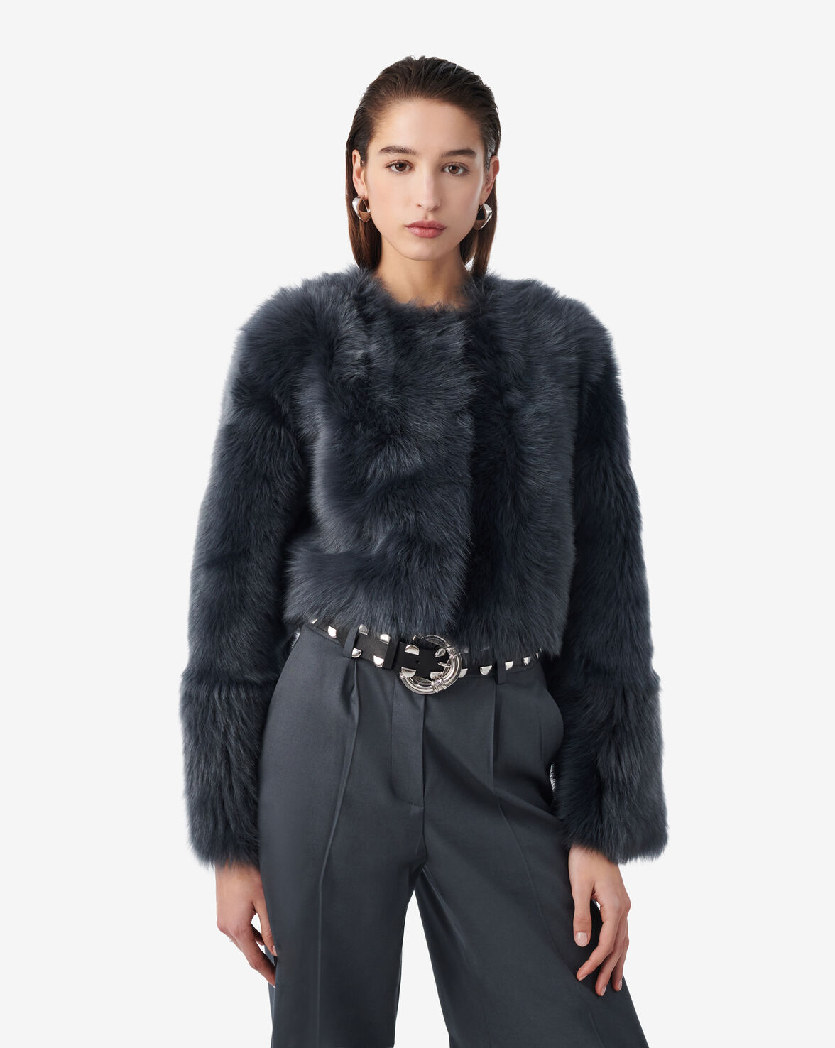 SHEARLING SHORT JACKET