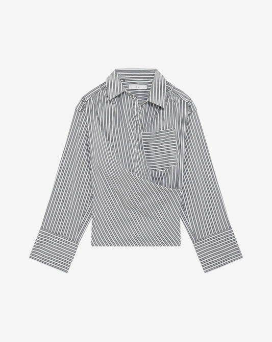 UNSTRUCTURED STRIPED SHIRT