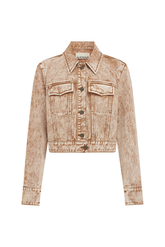 SPUR  CROPPED DENIM JACKET