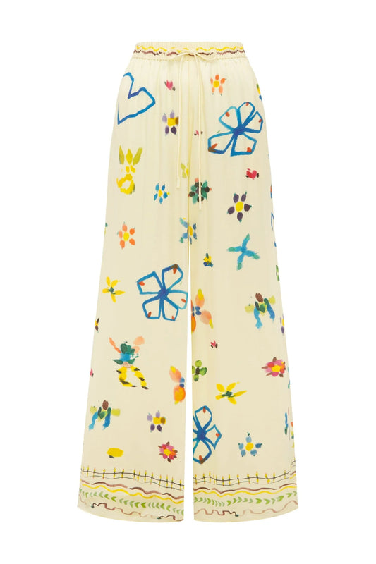SIDI SILK PALAZZO PANT