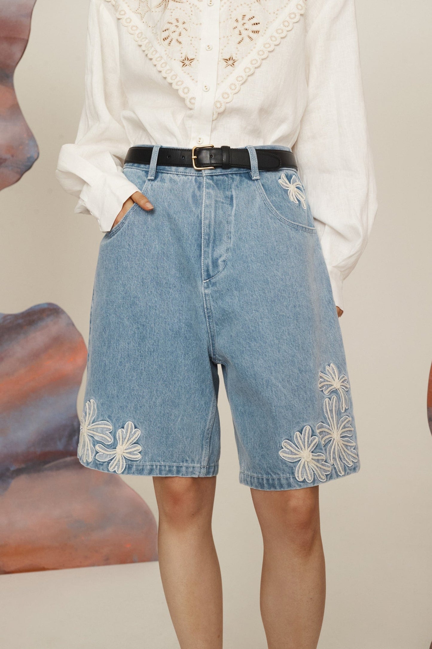 CHARLENE DENIM SHORT