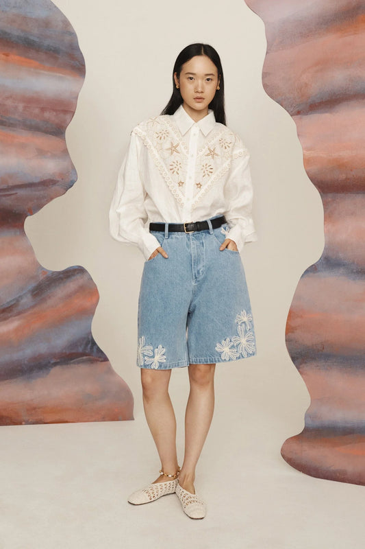 CHARLENE DENIM SHORT