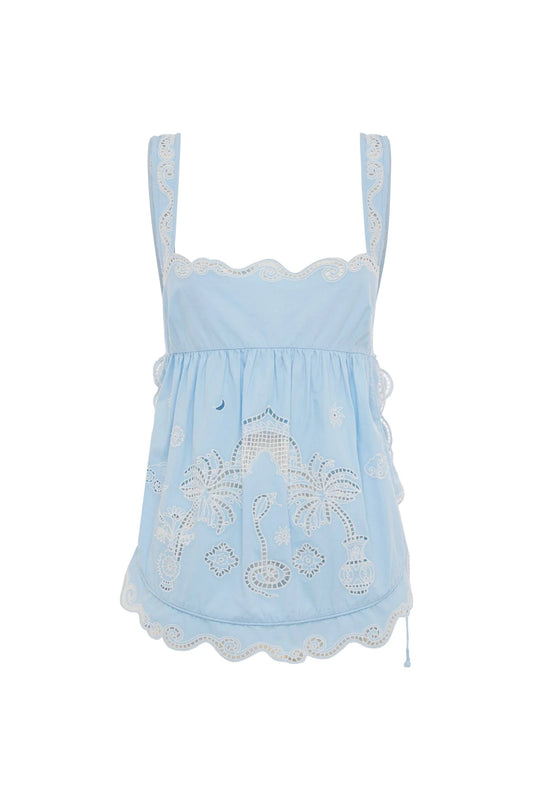 MAIZY EMBROIDERED CAMI TOP