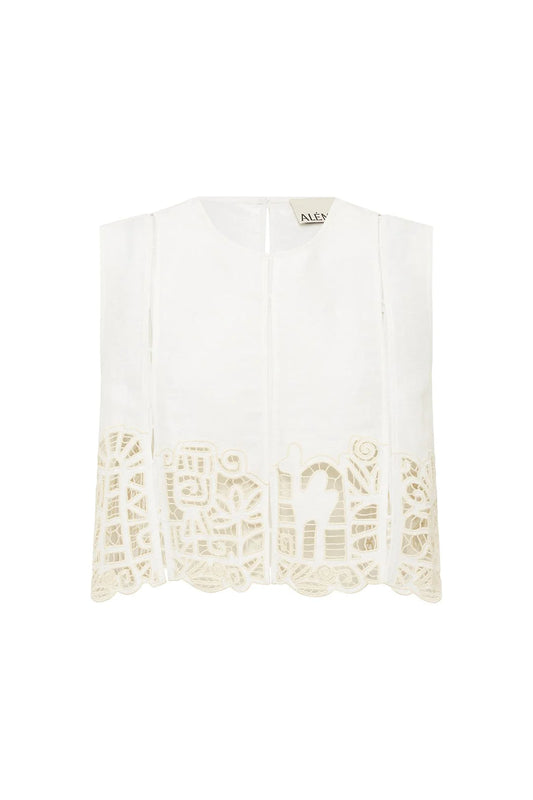 ROSEMARY EMBROIDERED TOP