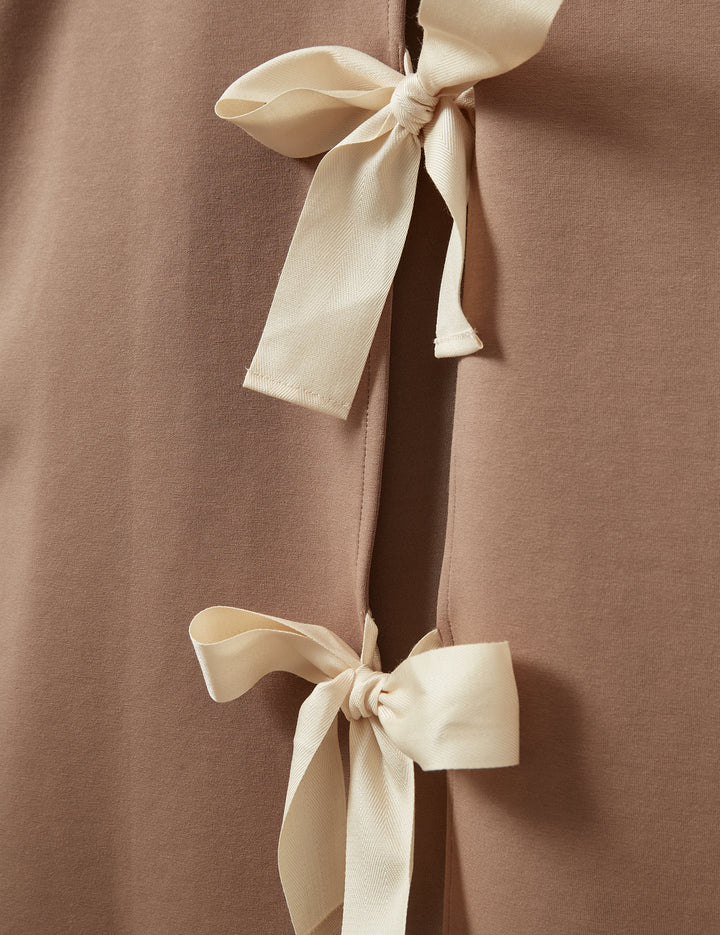 TG BOW TEE ICE LATTE