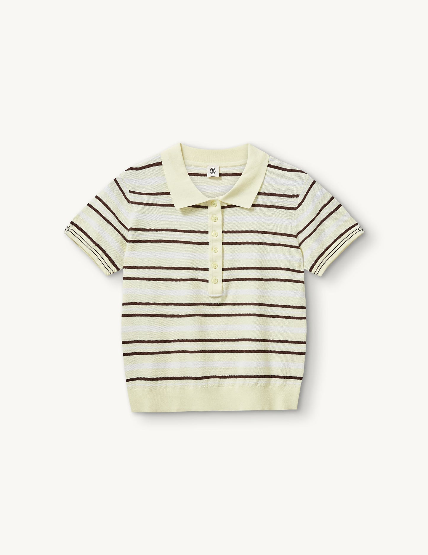 Madison button Polo Pastel yellow